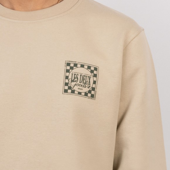 Les Deux Mens Beige Goods Sweatshirt main image
