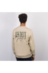 Les Deux Mens Beige Goods Sweatshirt