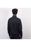 Crew Clothing Company Mens Blue Classic 1/2 Zip Sweat
