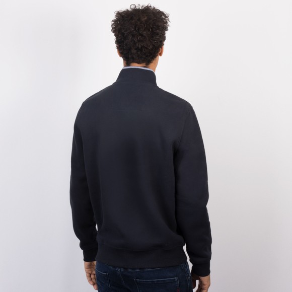 Crew Clothing Company Mens Blue Classic 1/2 Zip Sweat main image