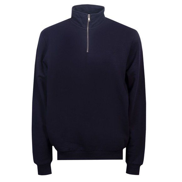 Les Deux Mens Blue Norregaard Tonal 1/2 Zip Sweatshirt main image