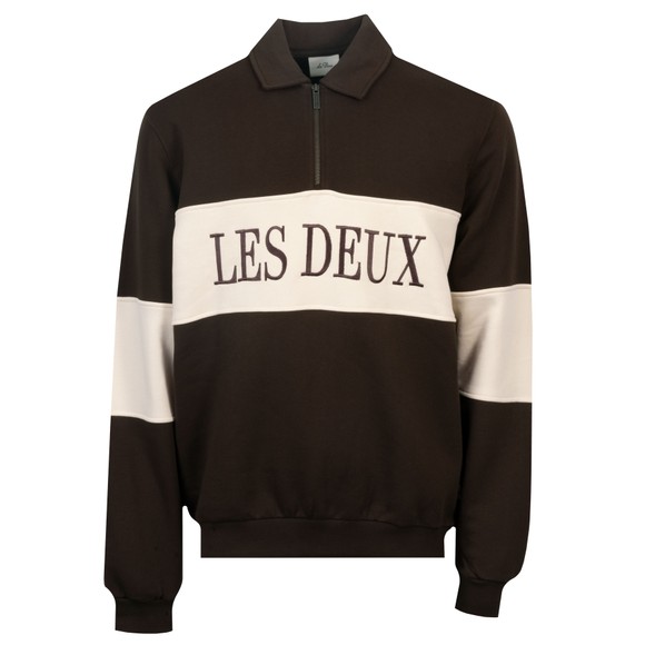 Zipper Rugby Sweatshirt