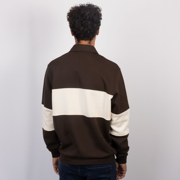 Les Deux Mens Beige Zipper Rugby Sweatshirt main image