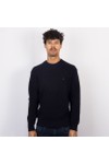 Replay Mens Blue Ribbed Cotton Jumper