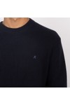 Replay Mens Blue Ribbed Cotton Jumper