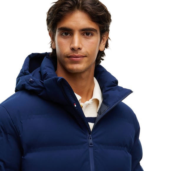 Tommy Hilfiger Mens Blue Tech Heat Sealed Jacket main image
