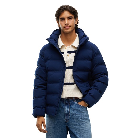 Tommy Hilfiger Mens Blue Tech Heat Sealed Jacket main image