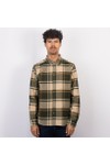 Les Deux Mens Green Check Flannel Shirt