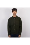 Les Deux Mens Green Milano Knit Overshirt