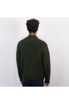 Les Deux Mens Green Milano Knit Overshirt