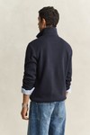 Gant Mens Blue Sacker 1/2 Zip Sweatshirt