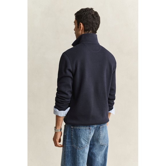 Gant Mens Blue Sacker 1/2 Zip Sweatshirt main image