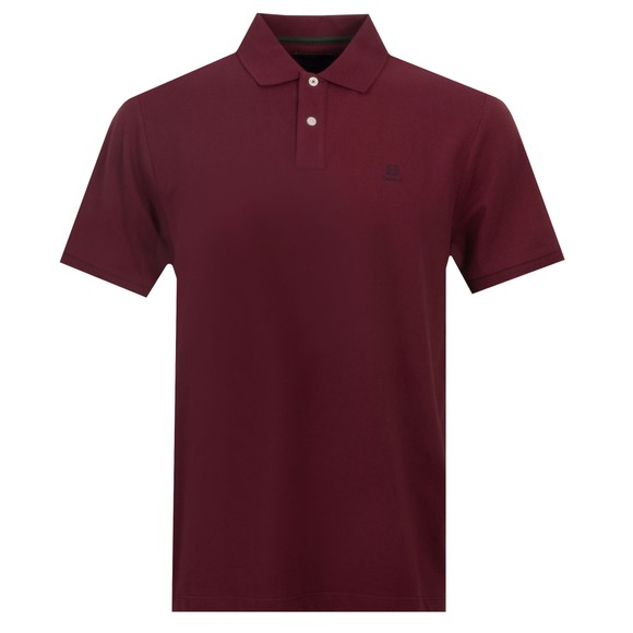Hackett Mens Red Heritage Small Logo Polo Shirt main image
