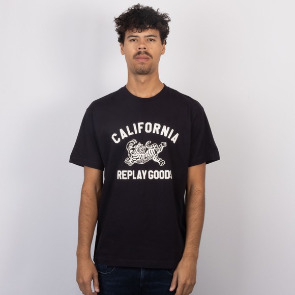 Replay Mens Black California T-Shirt main image