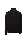 Les Deux Mens Black Norregaard Tonal 1/2 Zip Sweatshirt