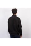 Les Deux Mens Black Norregaard Tonal 1/2 Zip Sweatshirt