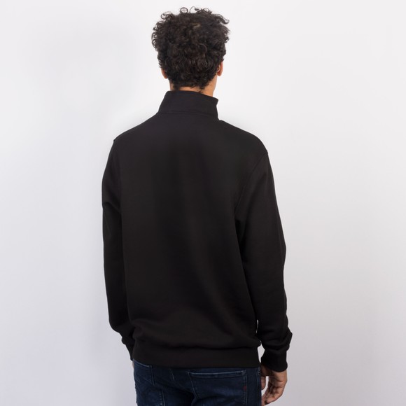 Les Deux Mens Black Norregaard Tonal 1/2 Zip Sweatshirt main image