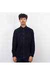 Les Deux Mens Blue Pinwale Corduroy Shirt