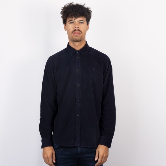 Les Deux Mens Blue Pinwale Corduroy Shirt main image
