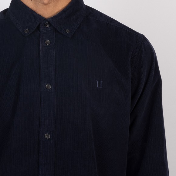 Les Deux Mens Blue Pinwale Corduroy Shirt main image