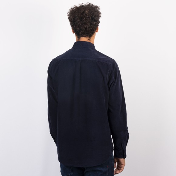 Les Deux Mens Blue Pinwale Corduroy Shirt main image