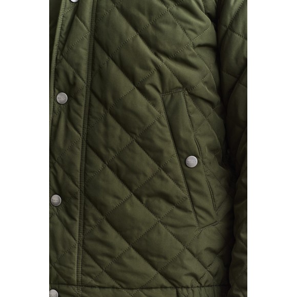 Gant Mens Green Classic Quilted Jacket main image