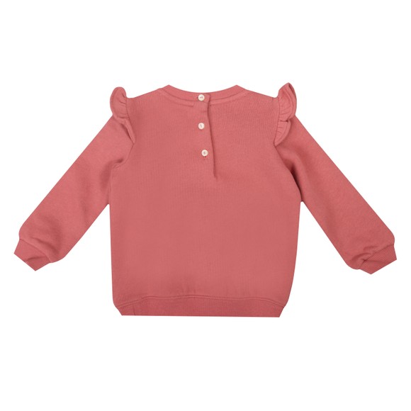 Polo Bear By Ralph Lauren Girls Pink Baby Girls Polo Bear Sweatshirt #3