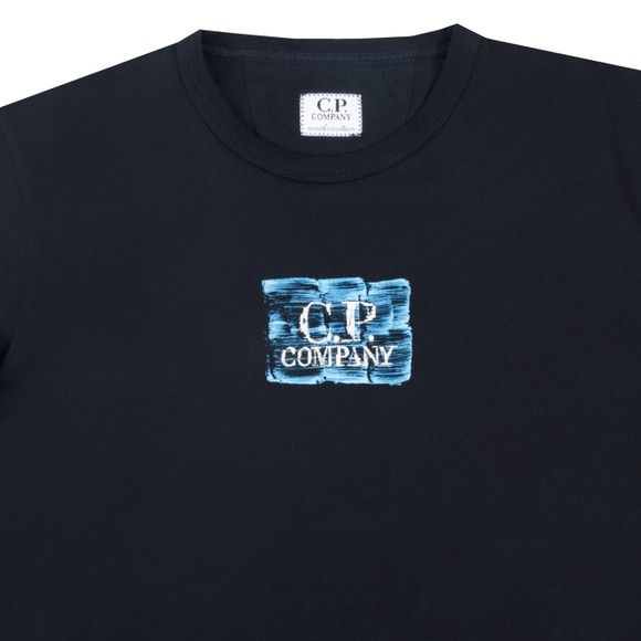 C.P. Company Undersixteen Boys Blue Back Logo T Shirt #3