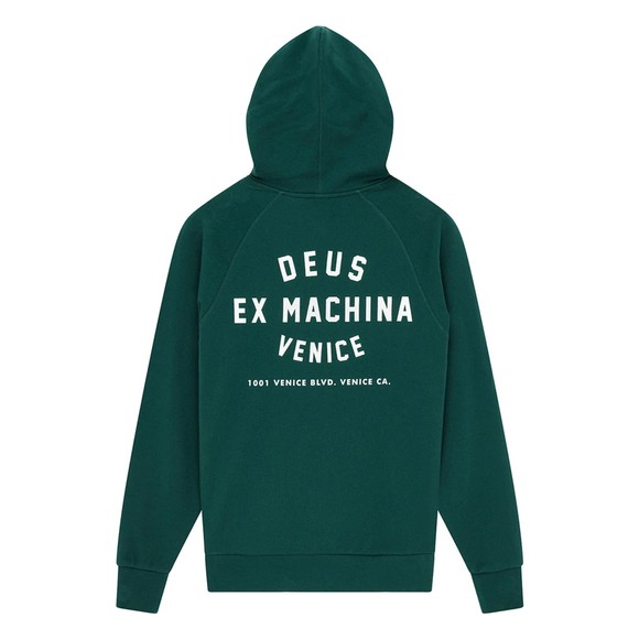 Deus Ex Machina Mens Green Venice Address Hoodie #2