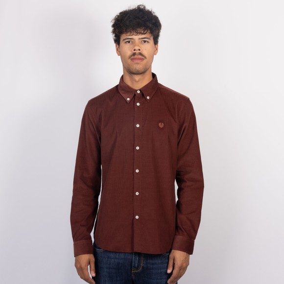 Belstaff Mens Red Street Cord Shirt #3
