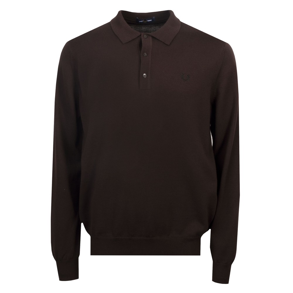 Knitted L/S Polo Shirt