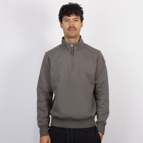 Parajumpers Mens Black Broad Peak Half Zip Sweatshirt #3