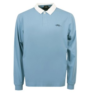 EMB Logo Long Sleeve Polo Shirt
