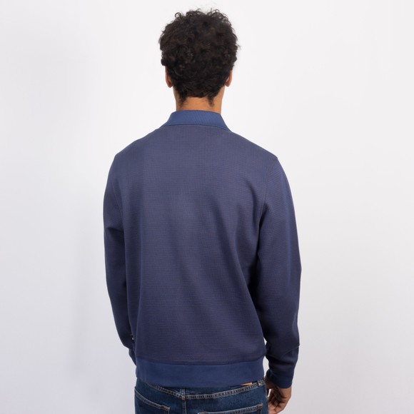 PS Paul Smith Mens Blue Button Waffle Cardigan #4