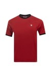Fila Mens Red Marconi Crew T-Shirt