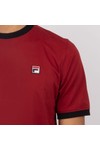 Fila Mens Red Marconi Crew T-Shirt