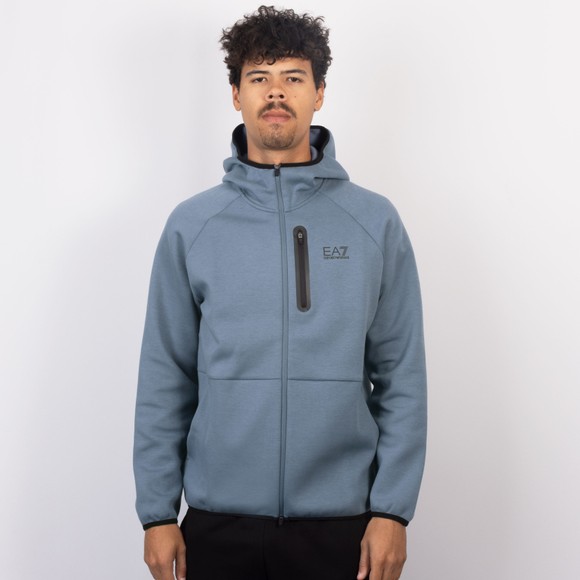 EA7 Emporio Armani Mens Blue Full Zip Hoody main image