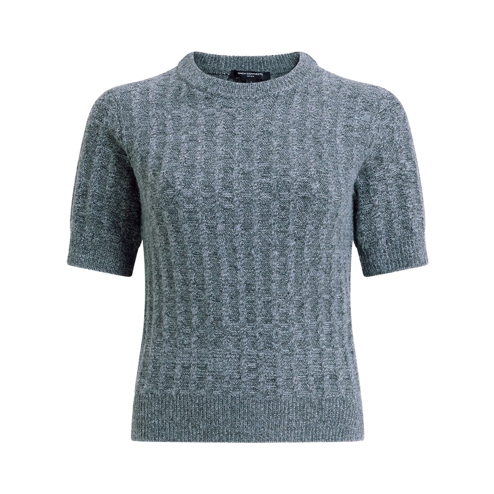 Kezia Textured Knit Short Sleeve Jumper