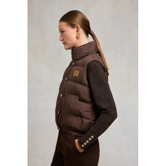 Holland Cooper Womens Brown Milton Padded Gilet #3