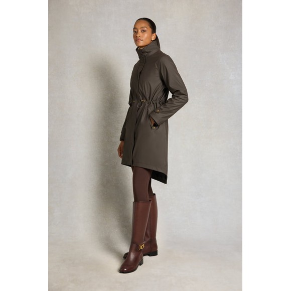 Holland Cooper Womens Brown Chartwell Waterproof Parka #4