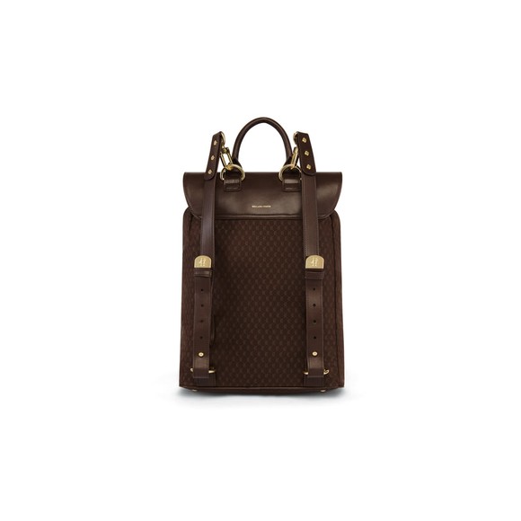 Holland Cooper Womens Brown Regency Monogram Backpack #3