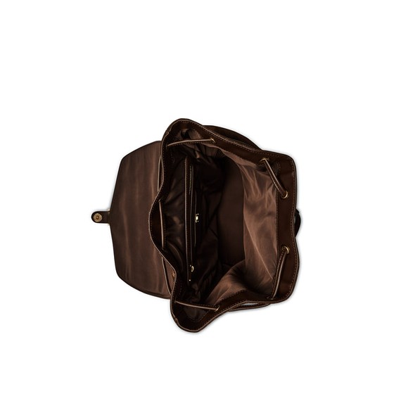 Holland Cooper Womens Brown Regency Monogram Backpack #5