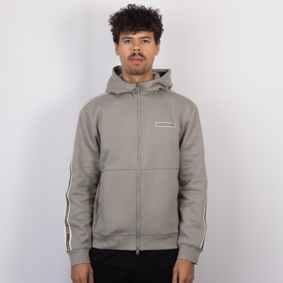 EA7 Emporio Armani Mens Grey Full Zip Hoody main image