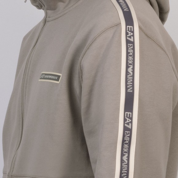 EA7 Emporio Armani Mens Grey Full Zip Hoody main image