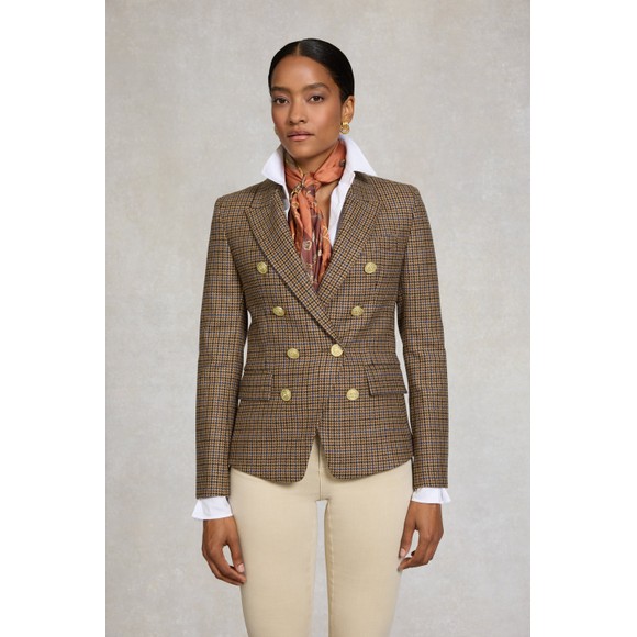 Holland Cooper Womens Brown Knightsbridge Blazer #4