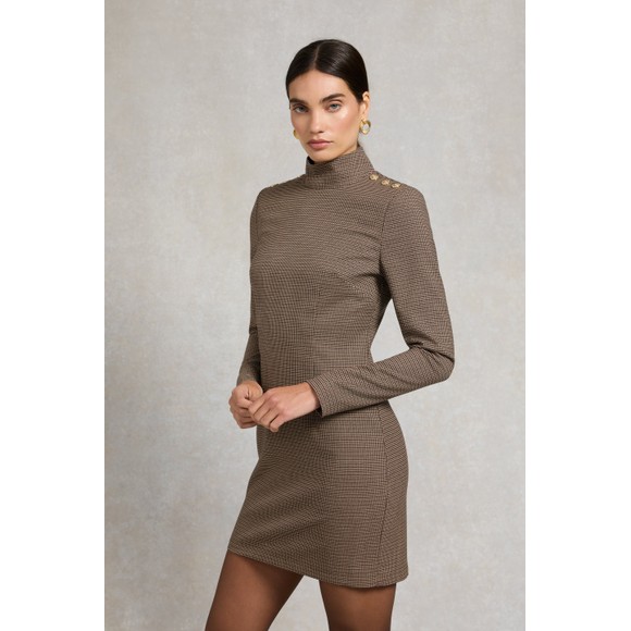 Holland Cooper Womens Brown Cara Country Mini Dress  #4