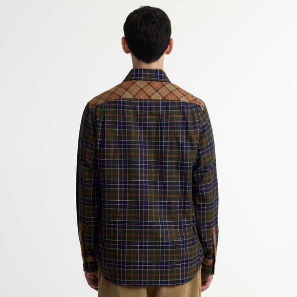 Barbour X Paul Smith Mens Green Tartan Shirt #3