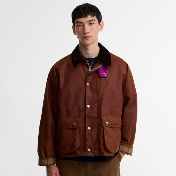 Barbour X Paul Smith Mens Gold Key Transport Wax Jacket #2