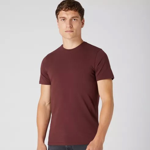 Remus Mens Red Plain T-Shirt main image