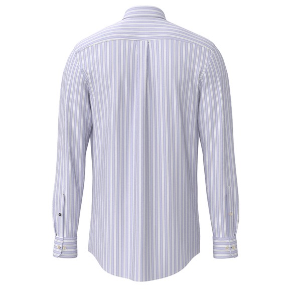 Fynch Hatton Mens Blue Heritage Oxford Stripe Shirt main image